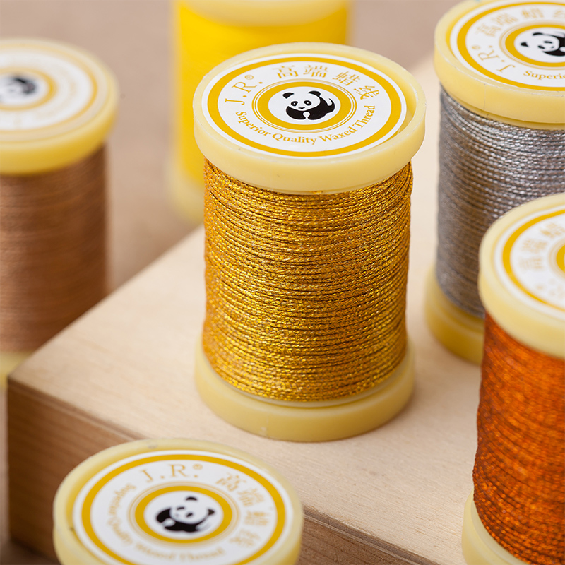 Corde métallique cirée pour l'artisanat